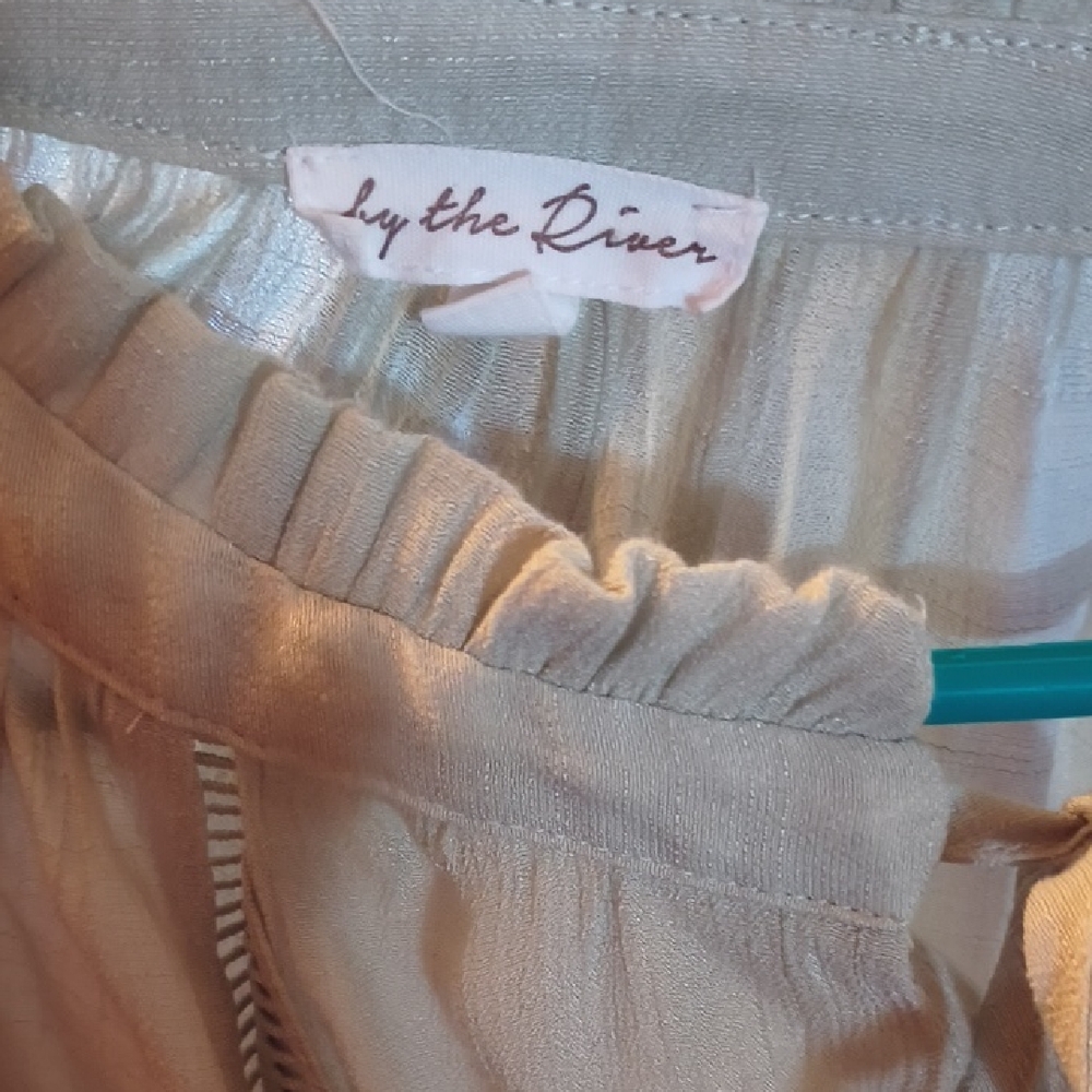 By the River Women's Cream Blouse